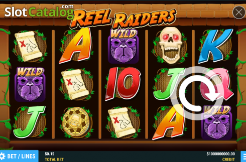 Οθόνη2. Reel Raiders Κουλοχέρης