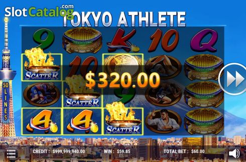 Οθόνη3. Tokyo Athlete Κουλοχέρης