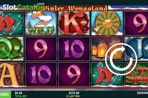 Οθόνη2. Winter Wongaland (Slot Factory) Κουλοχέρης