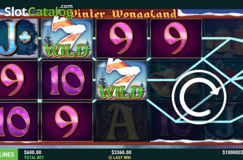 Οθόνη3. Winter Wongaland (Slot Factory) Κουλοχέρης