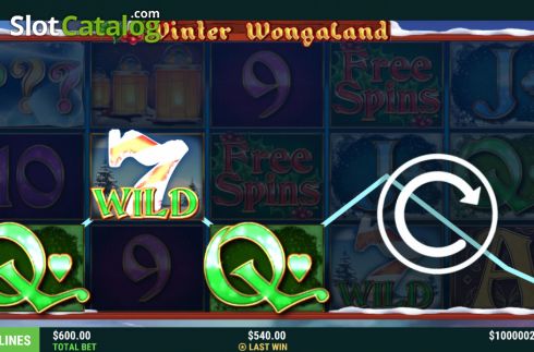 Οθόνη4. Winter Wongaland (Slot Factory) Κουλοχέρης