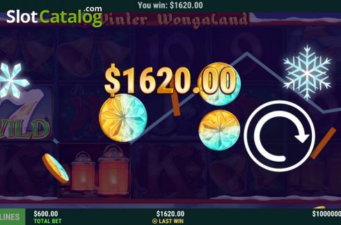 Οθόνη5. Winter Wongaland (Slot Factory) Κουλοχέρης