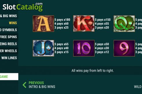 Οθόνη8. Winter Wongaland (Slot Factory) Κουλοχέρης
