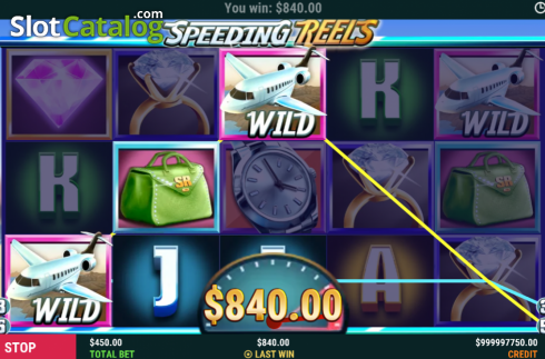 Οθόνη4. Speeding Reels Κουλοχέρης