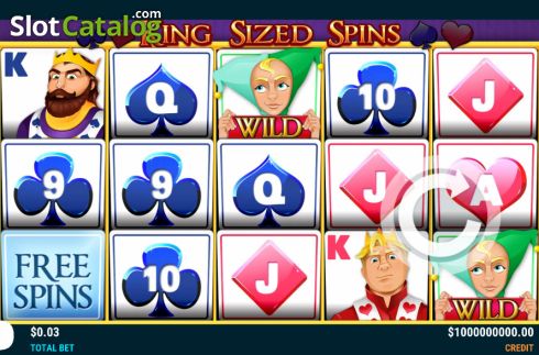 Οθόνη2. King Sized Spins Κουλοχέρης