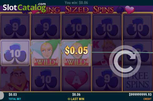 Οθόνη3. King Sized Spins Κουλοχέρης