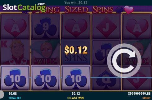 Οθόνη5. King Sized Spins Κουλοχέρης