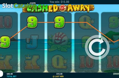 Οθόνη5. Cashed Away Κουλοχέρης
