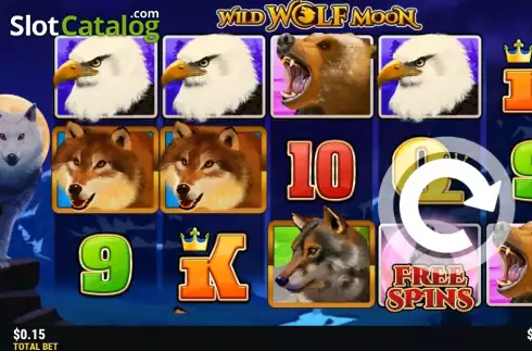 Οθόνη2. Wild Wolf Moon Κουλοχέρης