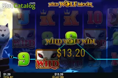 Οθόνη4. Wild Wolf Moon Κουλοχέρης