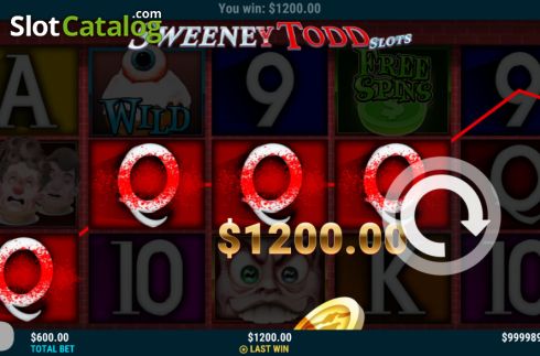 Οθόνη4. Sweeney Todd Slots Κουλοχέρης