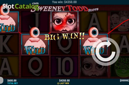Οθόνη5. Sweeney Todd Slots Κουλοχέρης