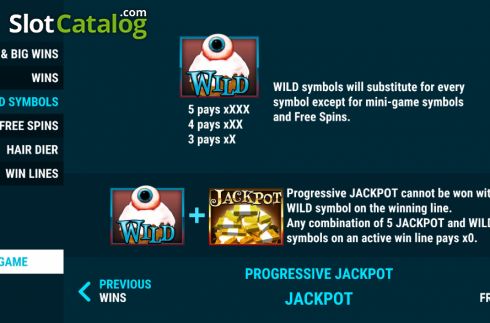 Οθόνη7. Sweeney Todd Slots Κουλοχέρης