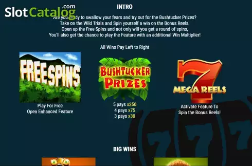 Οθόνη6. Bushtucker Prizes Κουλοχέρης