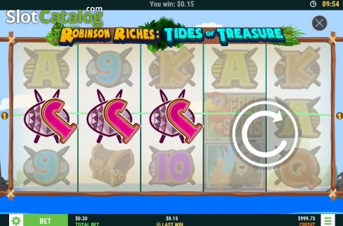 Οθόνη3. Robinson Riches: Tides of Treasure Κουλοχέρης