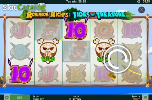Οθόνη5. Robinson Riches: Tides of Treasure Κουλοχέρης