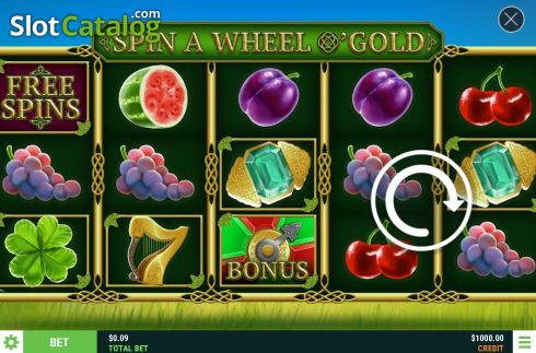 Οθόνη2. Spin A Wheel O'Gold Κουλοχέρης