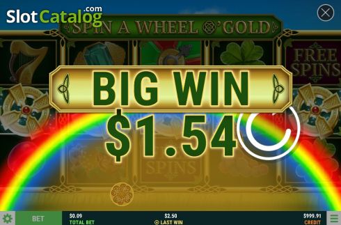 Οθόνη3. Spin A Wheel O'Gold Κουλοχέρης