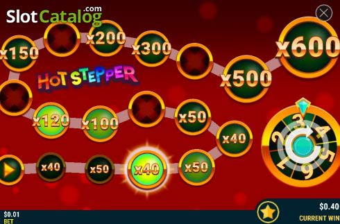 Οθόνη5. Red Hot Stepper Κουλοχέρης