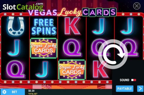 Οθόνη2. Vegas Lucky Cards Κουλοχέρης