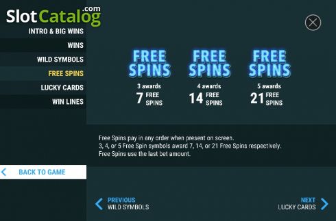 Οθόνη7. Vegas Lucky Cards Κουλοχέρης