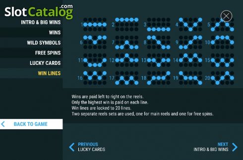 Οθόνη9. Vegas Lucky Cards Κουλοχέρης