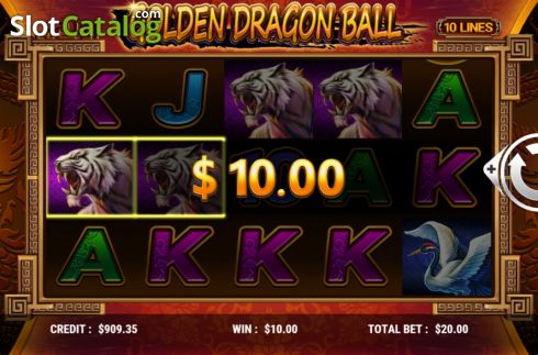Οθόνη5. Golden Dragon Ball (Slot Factory) Κουλοχέρης 