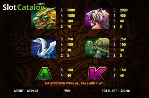 Οθόνη8. Golden Dragon Ball (Slot Factory) Κουλοχέρης 