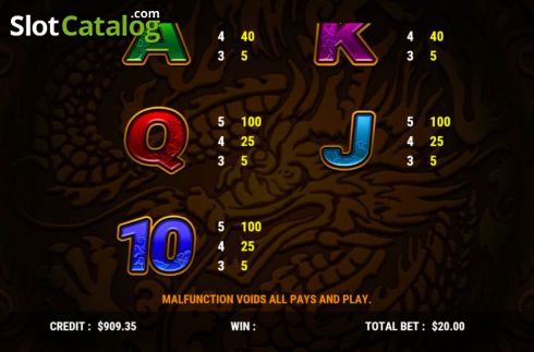 Οθόνη9. Golden Dragon Ball (Slot Factory) Κουλοχέρης 