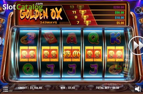 Οθόνη8. Golden Ox (Slot Factory) Κουλοχέρης