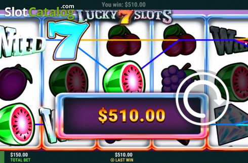 Οθόνη5. Lucky 7 Slots Κουλοχέρης