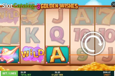 Οθόνη3. Three Golden Wishes Κουλοχέρης