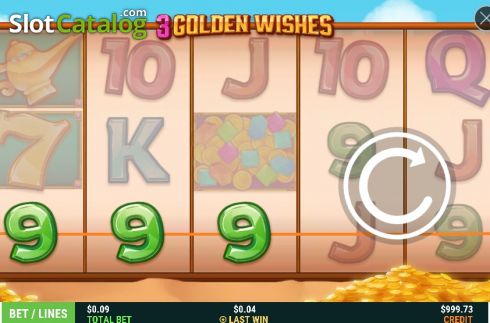 Οθόνη4. Three Golden Wishes Κουλοχέρης