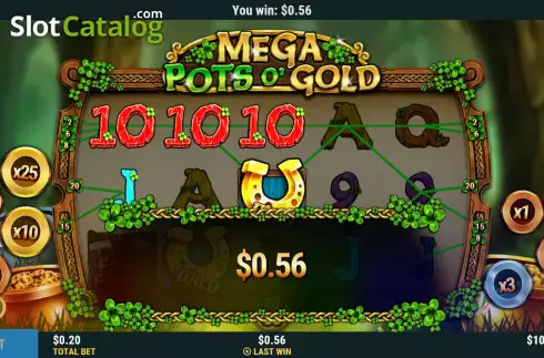 Οθόνη4. Mega Pots O Gold Κουλοχέρης 