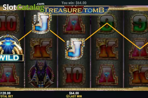 Οθόνη4. Treasure Tomb (Slot Factory) Κουλοχέρης 