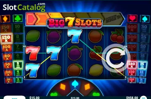 Οθόνη3. Big 7 Slots Κουλοχέρης