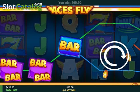 Οθόνη4. Aces Fly Κουλοχέρης