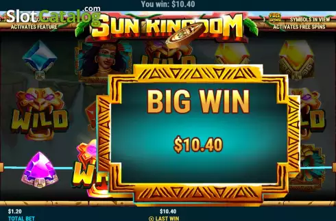 Οθόνη5. Sun Kingdom Κουλοχέρης
