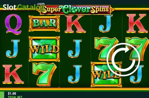 Οθόνη2. Super Clover Spins Κουλοχέρης