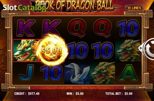 Οθόνη3. Book of Dragon Ball Κουλοχέρης