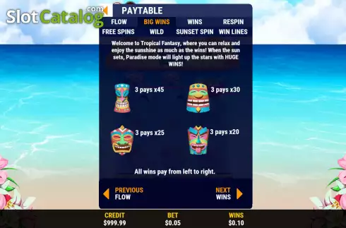 Οθόνη8. Tropical Fantasy Κουλοχέρης