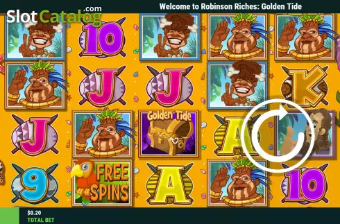 Οθόνη2. Robinson Riches Golden Tide Κουλοχέρης 