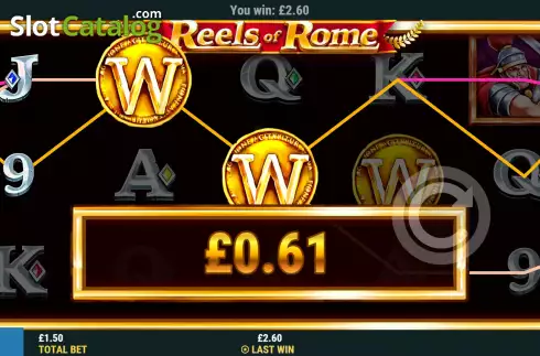 Οθόνη4. Reels of Rome (Slot Factory) Κουλοχέρης