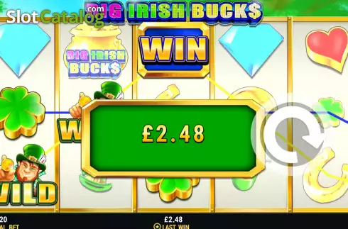 Οθόνη4. Big Irish Bucks Κουλοχέρης