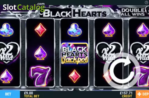 Οθόνη2. Black Hearts Κουλοχέρης