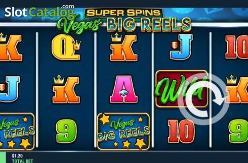Οθόνη2. Super Spins Vegas Big Reels Κουλοχέρης 