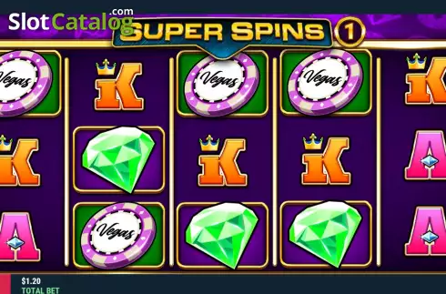 Οθόνη9. Super Spins Vegas Big Reels Κουλοχέρης 