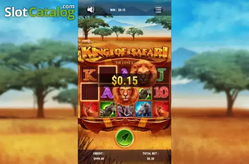 Οθόνη3. King of Safari Κουλοχέρης