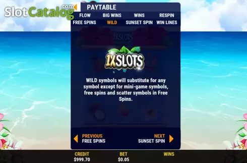 Οθόνη5. 1xSlots Fantasy Κουλοχέρης