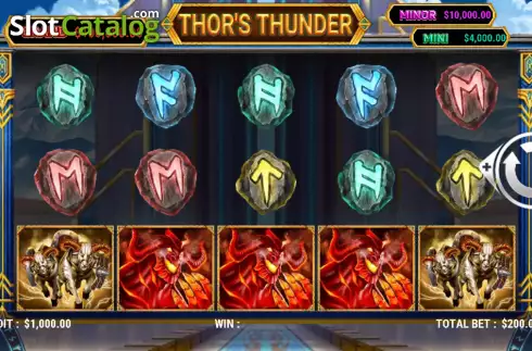 Οθόνη2. Thor's Thunder (Slot Factory) Κουλοχέρης